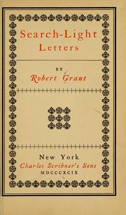 Cover of Search-light letters by Grant, Robert