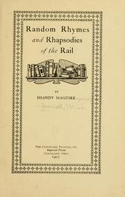 Front cover of Random rhymes and rhapsodies of the rail by Patrick Fennell