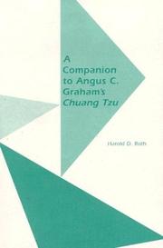 Front cover of A companion to Angus C. Graham's Chuang Tzu by Harold D. Roth