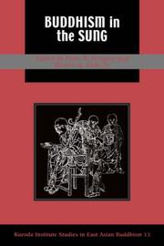 Front cover of Buddhism in the Sung by Peter N. Gregory