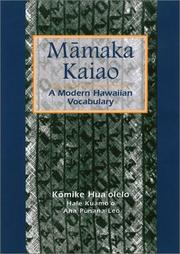 Front cover of Māmaka kaiao by Kōmike Huaʻōlelo (Hilo, Hawaii)
