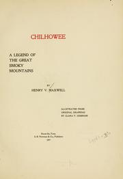 Cover of Chilhowee by Henry V. Maxwell