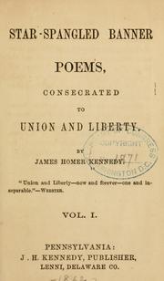 Front cover of Star-spangled banner poems by James Homer Kennedy