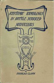Front cover of Rhythmic ramblings in battle scarred Manassas by Thomas Dunlop Douglas Clark
