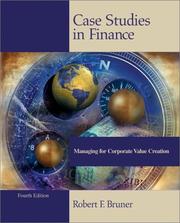 Cover of Case Studies in Finance by Robert F. Bruner