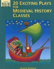Front cover of 20 exciting plays for medieval history classes by Dean R. Bowman