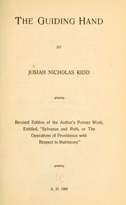 Cover of The guiding hand by Josiah Nicholas Kidd