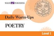 Front cover of Daily Warm-ups Poetry by Shari Goldberg