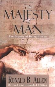 Front cover of The Majesty of Man by Ronald B. Allen