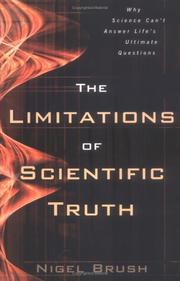 Front cover of The limitations of scientific truth by Nigel Brush