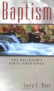 Cover of Baptism by Larry Dyer