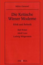 Cover of Die kritische Wiener Moderne by Mirko Gemmel