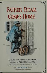 Front cover of Father Bear comes home by Else Holmelund Minarik