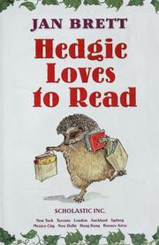 Front cover of Hedgie Loves to Read by Jan Brett