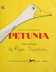 Cover of Petunia by Roger Duvoisin