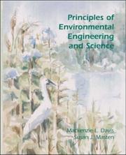 Front cover of Principles of Environmental Engineering and Science (The Mcgraw-Hill Series in Civil and Environmental Engineering) by Mackenzie L Davis