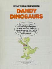 Cover of Dandy dinosaurs. by Better Homes and Gardens