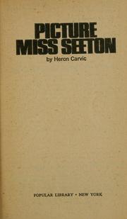 Front cover of Picture Miss Seeton by Heron Carvic
