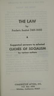 Cover of La loi by Frédéric Bastiat