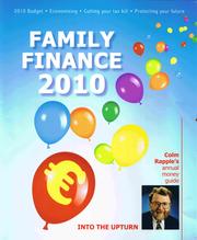 Front cover of Family finance by Colm Rapple
