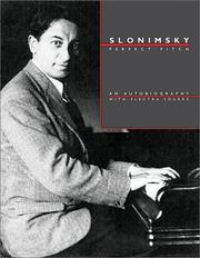 Cover of Perfect pitch by Nicolas Slonimsky