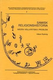 Cover of Samisk religionshistoria by Håkan Rydving