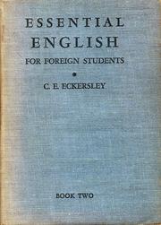 Cover of Essential English for foreign students by C. E. Eckersley