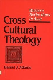 Front cover of Cross-cultural theology by Daniel J. Adams