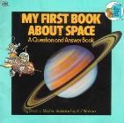 Front cover of My First Book About Space by Golden Books