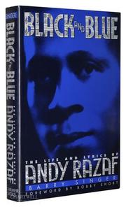 Cover of Black and Blue by Barry Singer