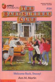 Front cover of Welcome Back, Stacey (The Baby-Sitters Club #28) by Ann M. Martin