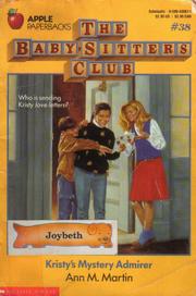 Front cover of Kristy's Mystery Admirer (The Baby-Sitters Club #38) by Ann M. Martin