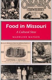 Front cover of Food in Missouri by Madeline Matson