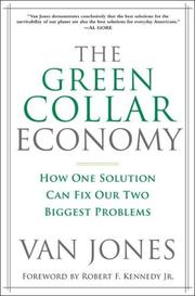 Cover of The green-collar economy by Van Jones