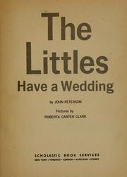 Cover of The Littles have a wedding by John Lawrence Peterson