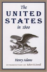 Front cover of The United States in 1800 by Henry Adams