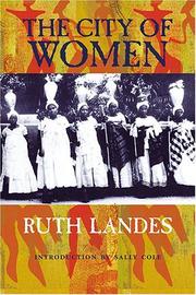 Front cover of The city of women by Ruth Landes