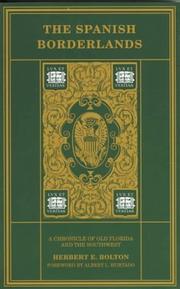 Cover of The Spanish borderlands by Herbert Eugene Bolton