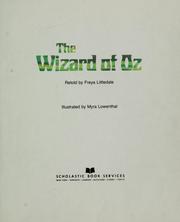 Front cover of WIZARD OF OZ by Freya Littledale