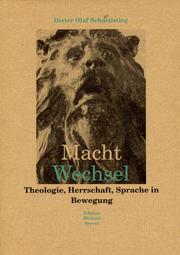 Cover of Macht-Wechsel by Dieter Olaf Schmalstieg
