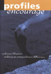 Cover of Profiles Encourage by Anna Hidalgo