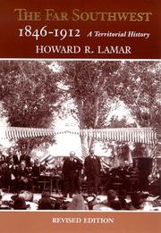 Front cover of The far Southwest, 1846-1912 by Howard Roberts Lamar
