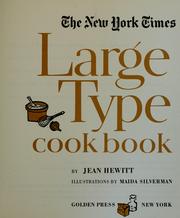 Front cover of The New York times large type cookbook by Jean Hewitt