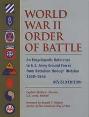 Cover of Order of Battle U.S. Army World War II by Shelby L. Stanton