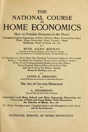 Front cover of The national course in home economics by Ruth Allen Beezley