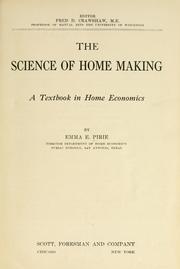 Front cover of The science of home making by Emma E. Pirie