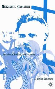 Front cover of Nietzsche's revolution by C. Heike Schotten