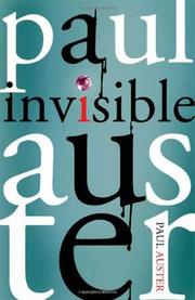 Cover of Invisible by Paul Auster