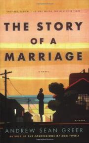 Front cover of The Story of a Marriage by Andrew Sean Greer