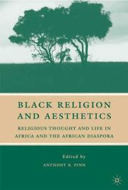 Front cover of Black religion and aesthetics by Anthony B. Pinn